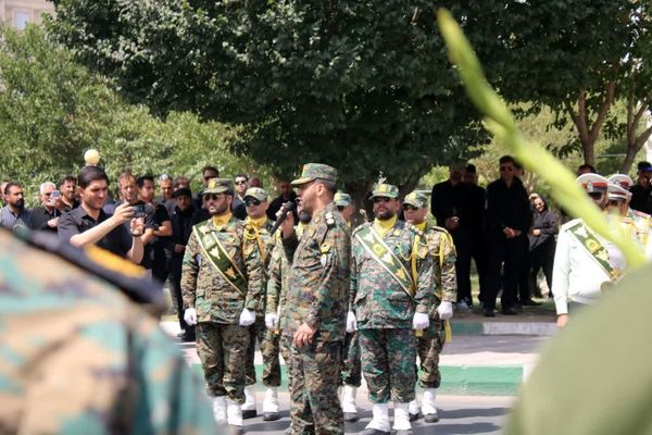 تشییع پیکر شهید محمد نعمتی سعیدآبادی در شهرستان بهارستان