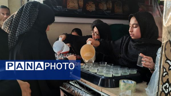 مشارکت نوجوانان عاشورایی در مراسم جاماندگان اربعین حسینی