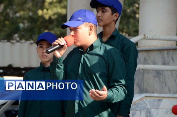 اعزام گروه سرود دانش‌آموزی سفینة نیشابور به کربلا