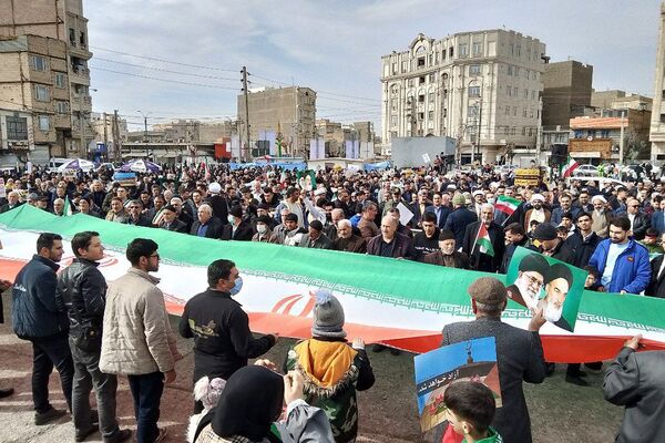 حماسه حضور مردم غیور باقرشهر و کهریزک در راهپیمایی ۲۲بهمن