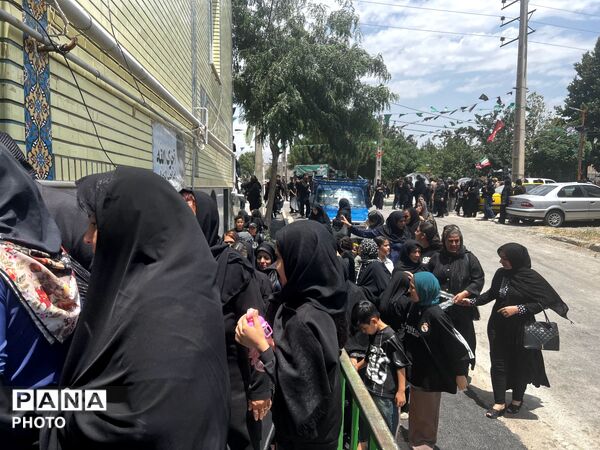 مراسم ظهر تاسوعا در شهرک ینگی امام  ساوجبلاغ