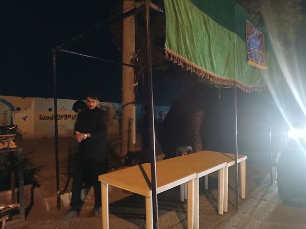 گذری بر آماده سازی موکب های راهپیمایی جاماندگان اربعین نیشابور 