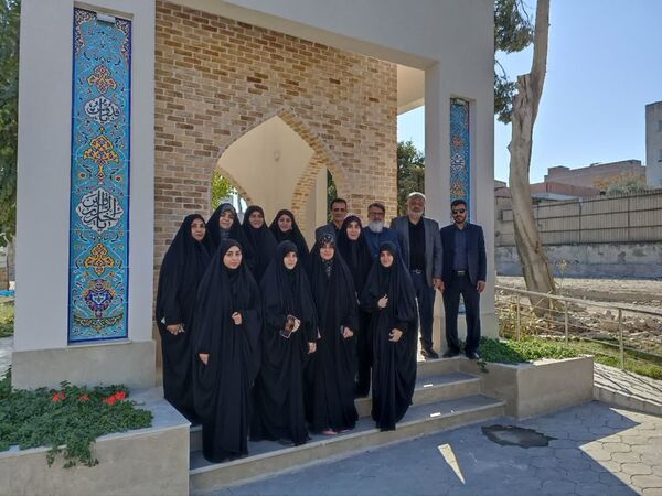 مراسم غبارروبی و عطرافشانی گلزار شهید گمنام دانشگاه فرهنگیان