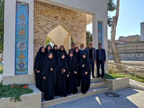 مراسم غبارروبی و عطرافشانی گلزار شهید گمنام دانشگاه فرهنگیان