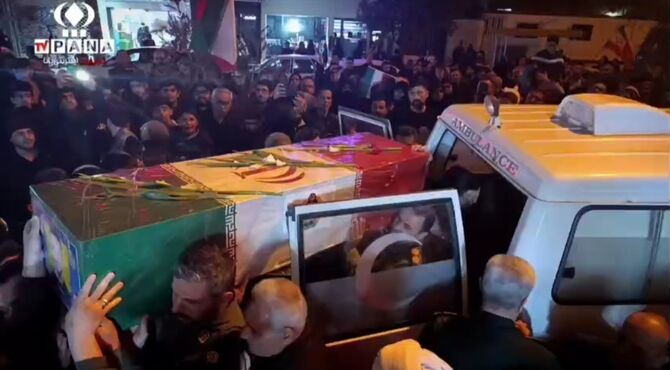 وداع مردم کردکوی با پیکر شهید محمد بازگیر مقدم