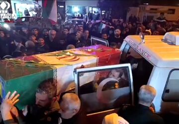 وداع مردم کردکوی با پیکر شهید محمد بازگیر مقدم