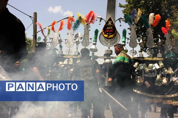 عزاداری مردم سلماس در سومین روز شهادت امام حسین (ع)