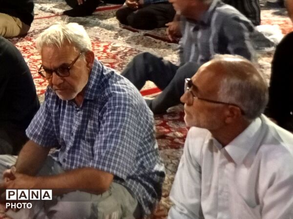 مراسم عزاداری چهارمین شب محرم در زیارتگاه شهید مدرس 