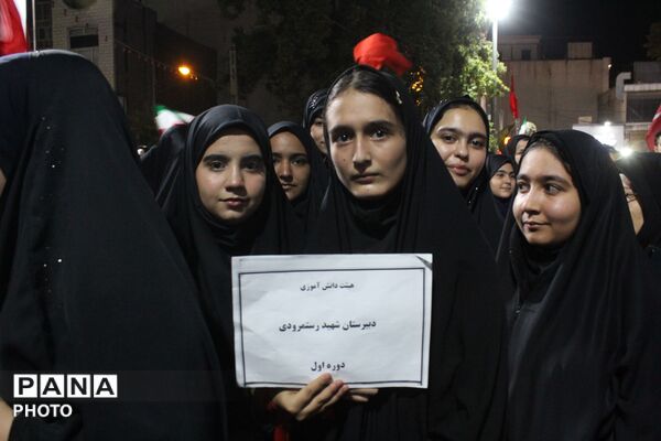  میدان بیعت دانش‌آموزان با سیدالشهدای انقلاب