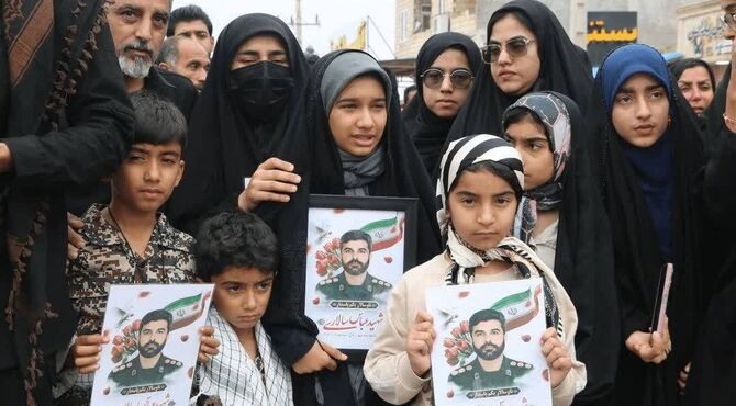 تشییع باشکوه ناوسالار شهید عباس سالاری و شهید پاسدار امیرحسین حیدری