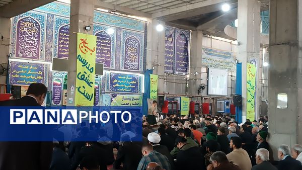 نماز عبادی سیاسی جمعه در هفته بسیج مستضعفین در نیشابور 