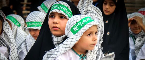 سوگواره هیئت سقایی (العطش) در حرم مطهر پیام‌آور واقعه عاشورا به ایران
