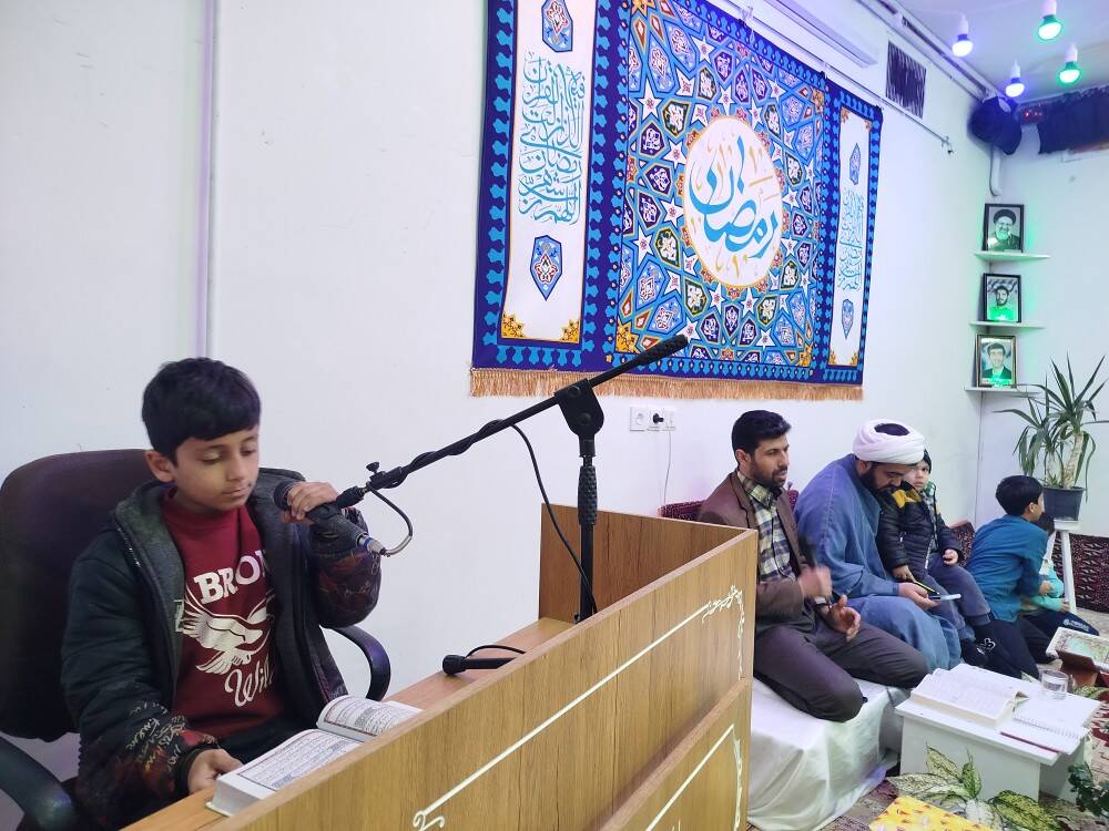 محفل انس با قرآن کریم در ماه مبارک رمضان در کاشمر