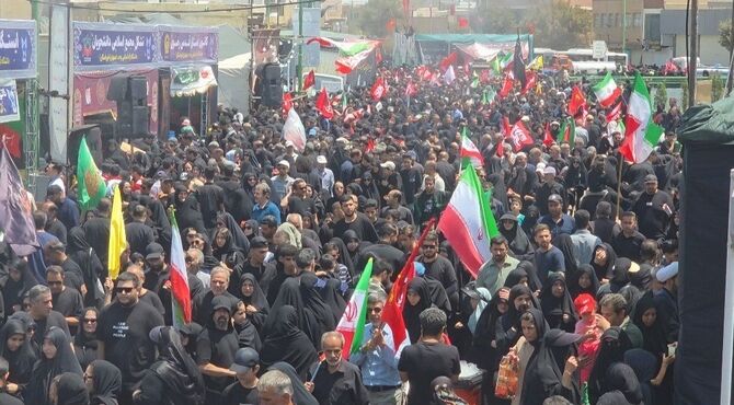 شکوه اربعینی مردم اصفهان؛ گام‌هایی به یاد سیدالشهدا(ع) و رهبر شهید انقلاب