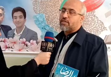 حال و هوای امام رضایی دانش‌آموزان دبیرستان دارالزهرا(س) قم