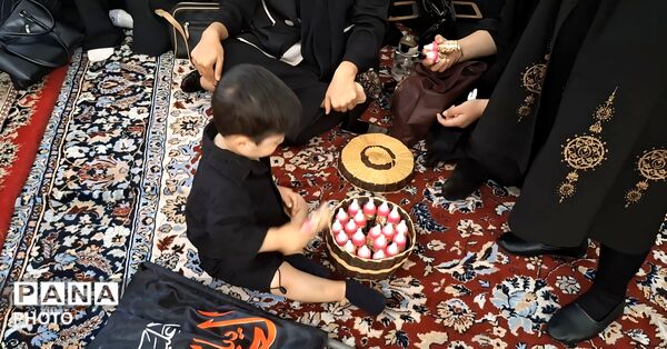 آیین شیرخوارگان حسینی در امام‌زاده احمد و محمود نظرآباد 