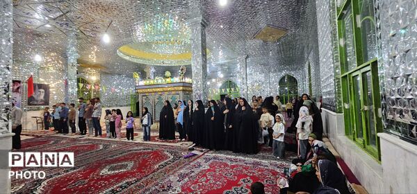 مراسم عید  غدیر در امامزاده شان آباد با حضور بخشدارقلقلرود  