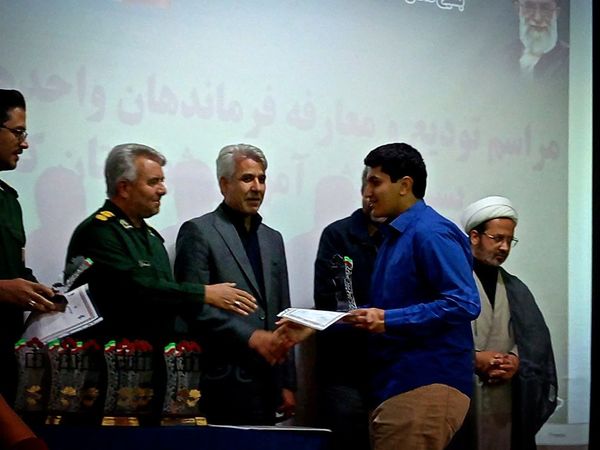 تودیع و معارفه فرماندهان واحد های مقاومت بسیج دانش آموزی شهرستان کاشمر