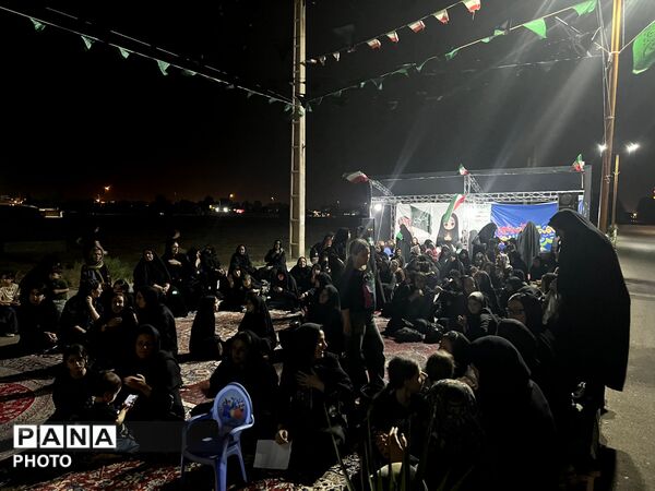 مراسم شور حسینی در ساوجبلاغ شهرک ینگی امام