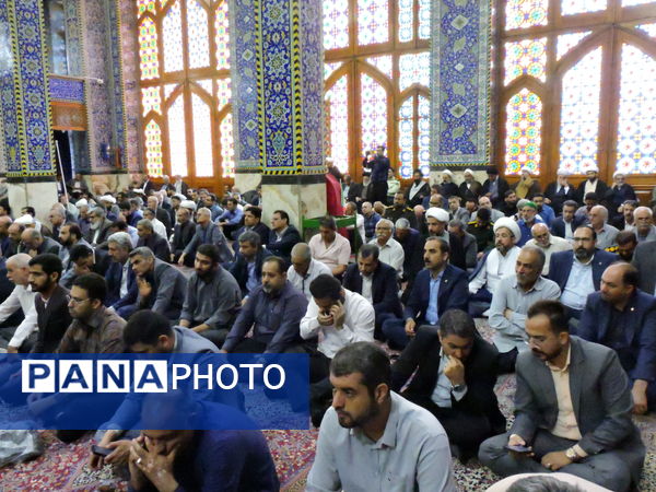 گرامیداشت شهدای هفته دولت در مسجد حظیره یزد