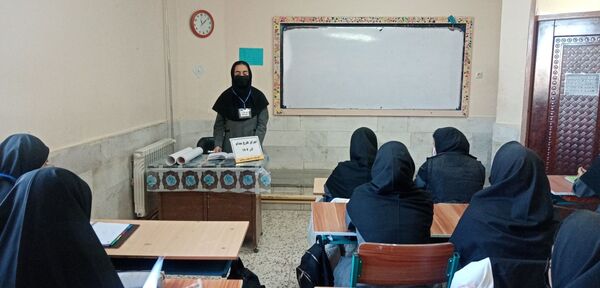 پویش طرح مدام در مدرسه حاج مهدی روحانی روستا ارغا شهرستان خلیل آباد