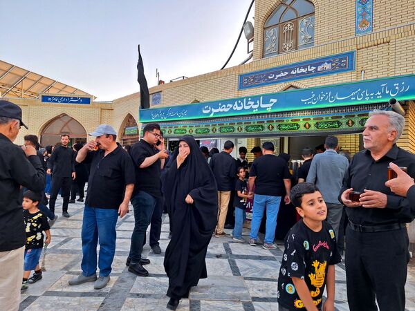 عزاداری هیئت‌های مذهبی در بارگاه منور امام زاده محمد عابد کاخک