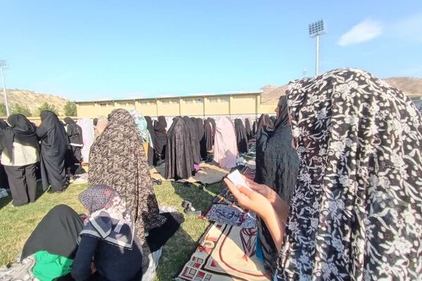 اقامه نماز عید سعید فطر در دیشموک