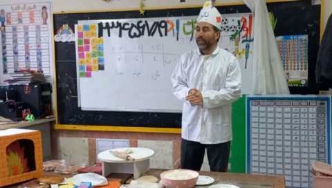 بابا نان داد، معلم نان پخت