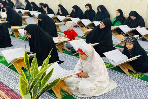 ترتیل خوانی قرآن کریم در شبانکاره