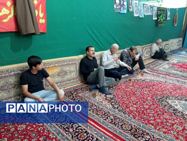 مراسم عزاداری شهادت امام محمد باقر(ع) در شهر جعفریه قم 