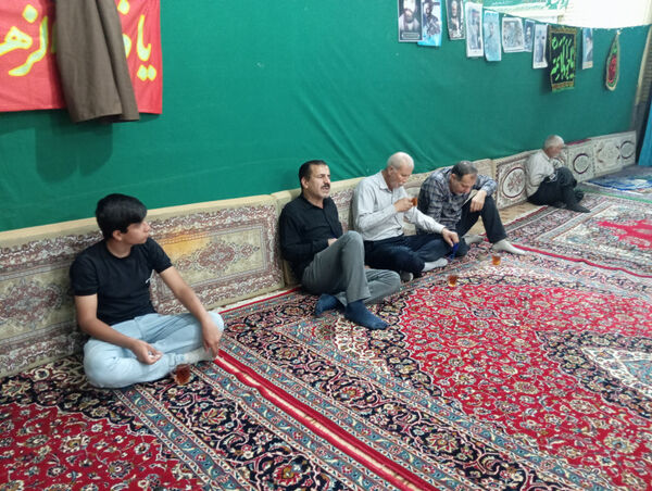 مراسم عزاداری شهادت امام محمد باقر(ع) در شهر جعفریه قم 