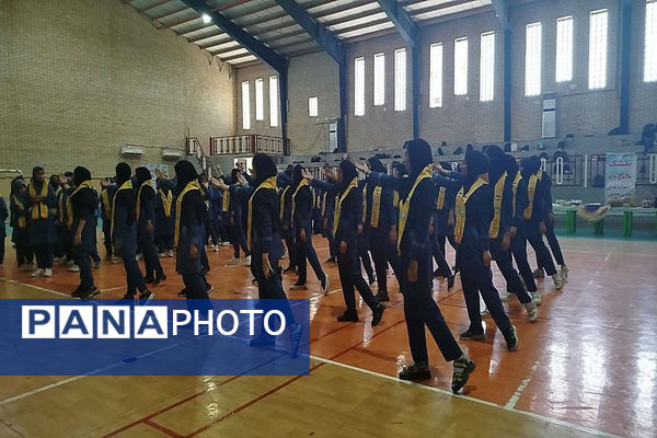 اردوی تمشک دختران شهرستان‌های جنوبی استان بوشهر در کنگان