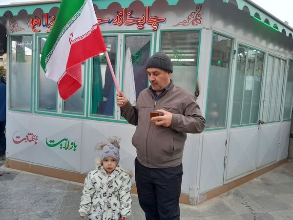 خیابان‌های همدان در ۲۲ بهمن تابلوی تمام‌نمای وحدت ملی