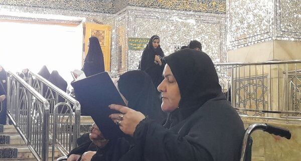 حال و هوای صحن و سرای رضوی در ایام سوگواری اباعبدالله الحسین (ع)