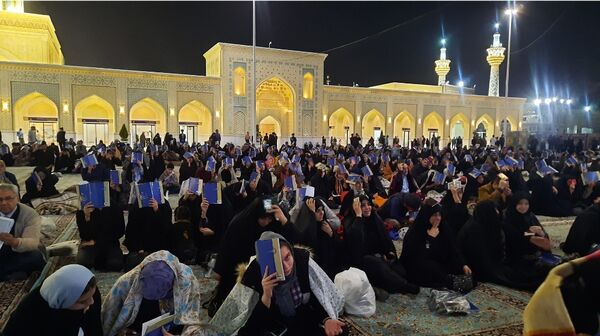 شب نوزدهم ماه مبارک رمضان در حرم مطهر رضوی