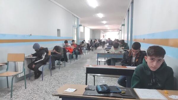 برگزاری امتحانات نوبت اول در دبیرستان خوارزمی نورآباد