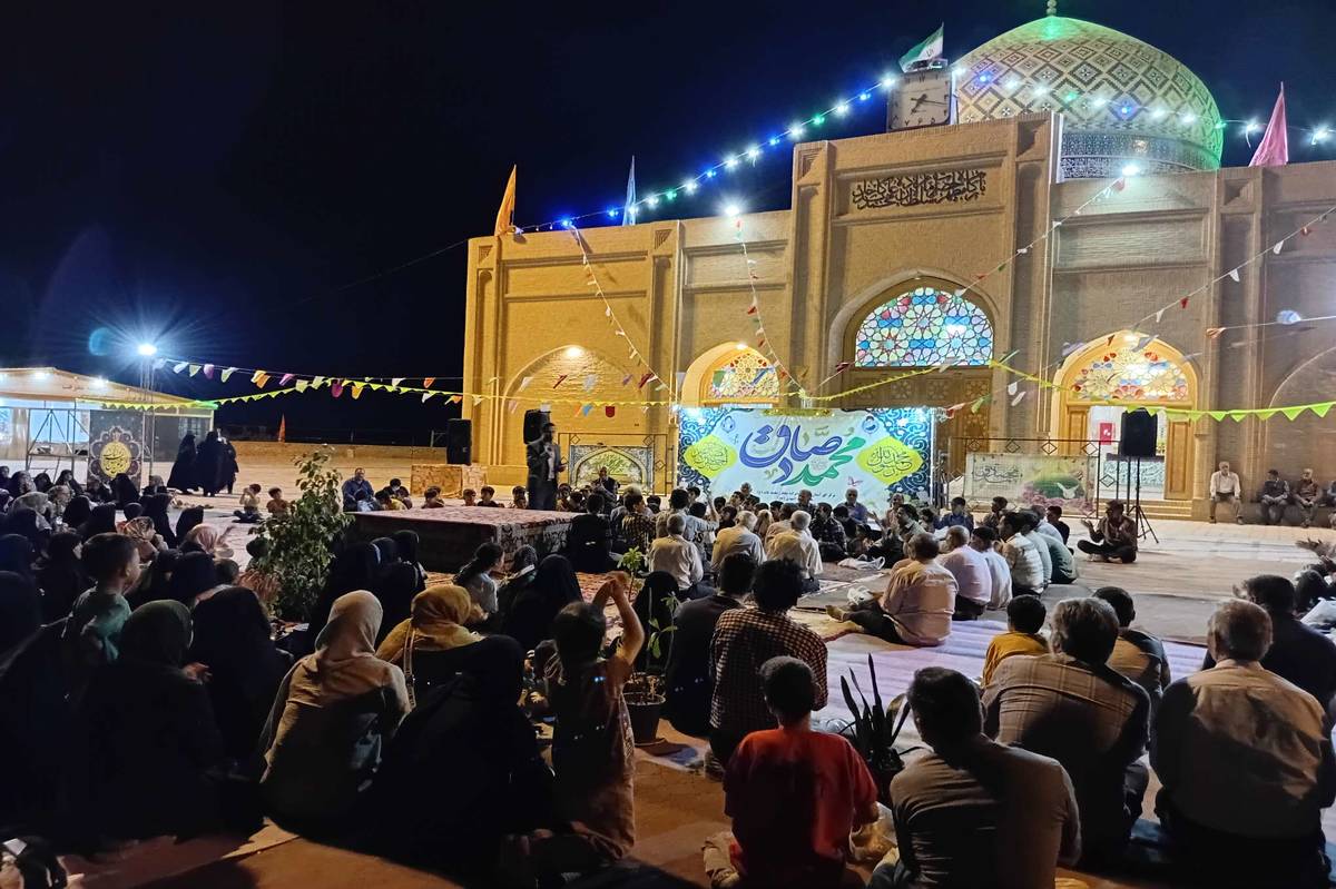 جشن میلاد پیامبر مهربانی‌ها و امام جعفر صادق (ع) در کاخک