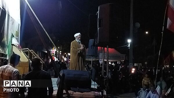 دویست و شانزدهمین شب از اجتماعات مردمی بلوار فضل نیشابور در قاب پانا 