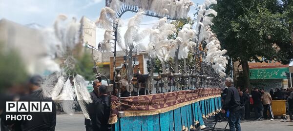 اشک و خون؛ نیشابور در سوگ پیامبر رحمت و امام مجتبای آل‌محمد (ع) غرق در عزاداری شد