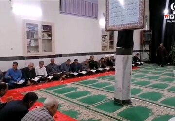 ششمین محفل انس با قران کریم در شهر دیباج