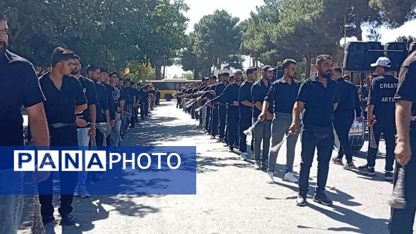 مراسم عزاداری و زنجیر زنی به مناسبت شهادت امام حسن عسکری«ع»