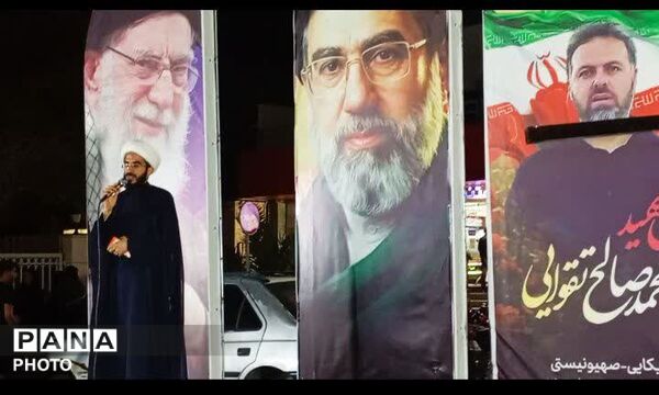 خروش مردم لارستان در شب‌های قرار و ایستادگی
