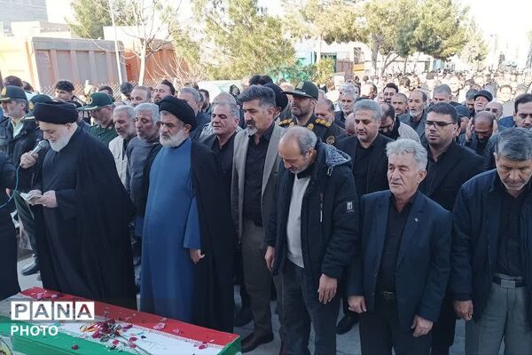 تشییع و تدفین پیکر شهید امیرحسن کاظمی