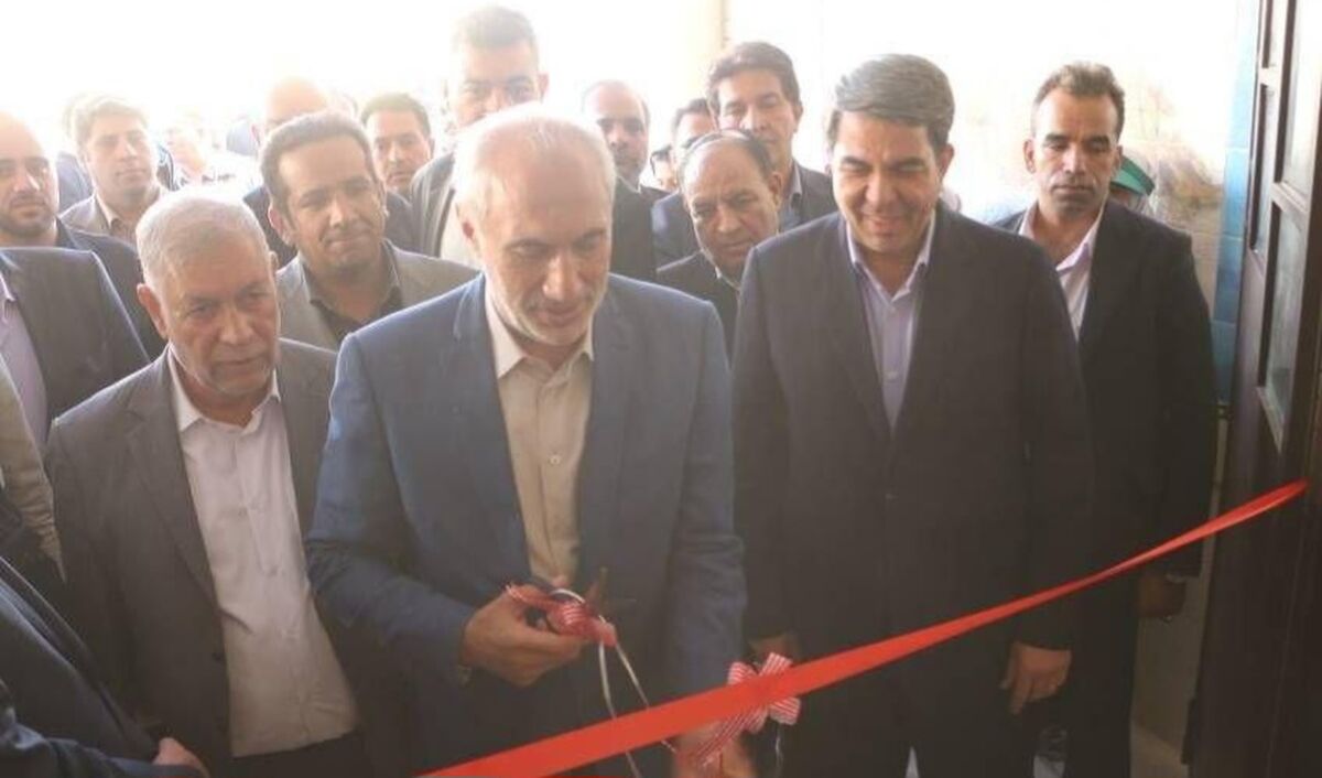 افتتاح مجتمع آموزشی ۴۸ کلاسه سردار شهید پورجعفری کرمان توسط رئیس سازمان برنامه و بودجه