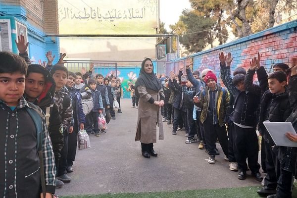 حضور پرشور دانش‌آموزان دبستان هیأت امنایی شهید قلنبر در اردوی کانون ری