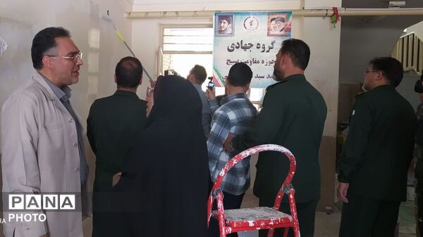 بازدید از پروسه نقاشی مدرسه توللی امجد و طیبه 