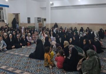 اختتامیه کلاس حفظ جزء۳۰ قرآن کریم در مدرسه شهید خسروی شهرستان زارچ