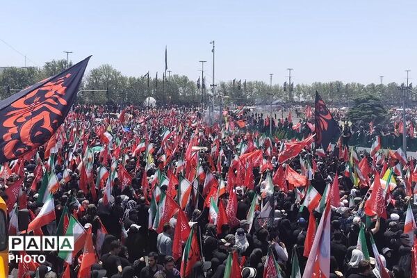 تهران از لنز دوربین خبرنگاران پانا شهرستان قدس در سوگ رهبر شهید انقلاب