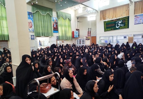 مراسم ظهر تاسوعا حسینی در مسجد شهدای گمنام 