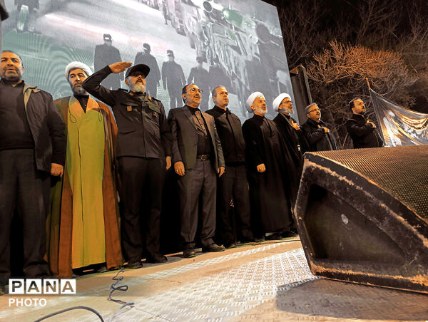 حضور ملت غیور بجنورد در شهرستان بجنورد  پی شهادت رهبر انقلاب 